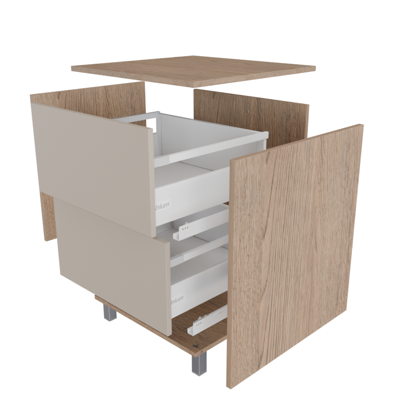 Skříň na míru s kombinací moderního a tradičního stylu